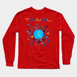 Travel in the space Long Sleeve T-Shirt